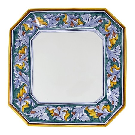 Assiette murale 35cm Rondò Céramique artisanale italienne originale de Deruta