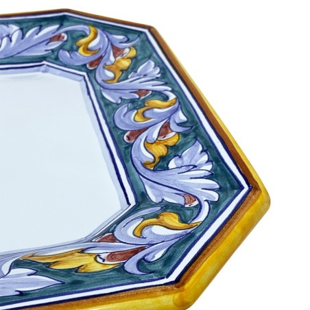 Assiette murale 35cm Rondò Céramique artisanale italienne originale de Deruta