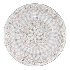 Lava Stone Table  Assisi Italian Pottery