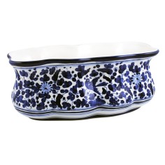 Jardinière 40x20cm Arabesco Blu 2
