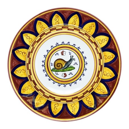 Piatto Tavola Palio di Siena - Chiocciola
