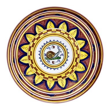 Piatto Tavola Palio di Siena - Chiocciola