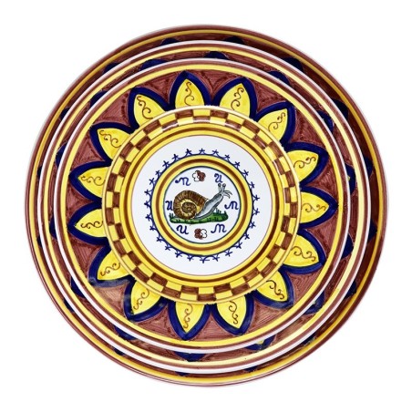 Piatto Tavola Palio di Siena - Chiocciola