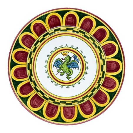 Dinnerware Palio di Siena - Drago Handcrafted Deruta Pottery