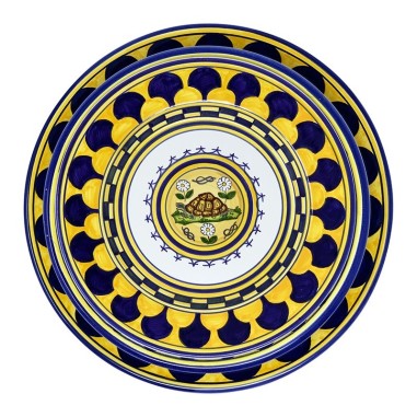 Dinnerware Palio di Siena - Tartuca Handcrafted Deruta Pottery