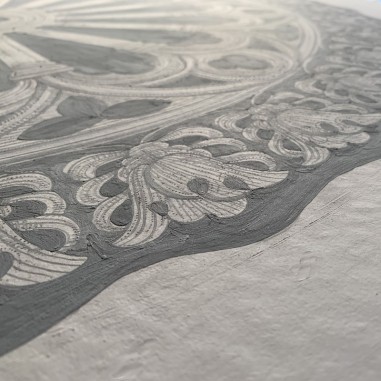 Tavolo in pietra lavica Norcia