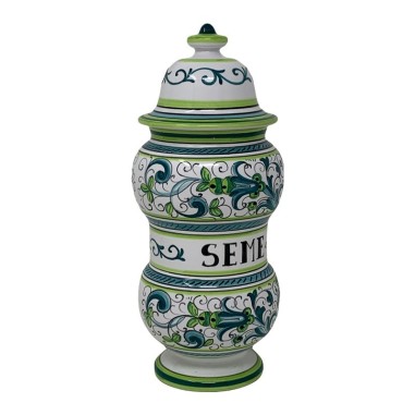 Pharmacy Jar Ricco Deruta Handcrafted Deruta Pottery