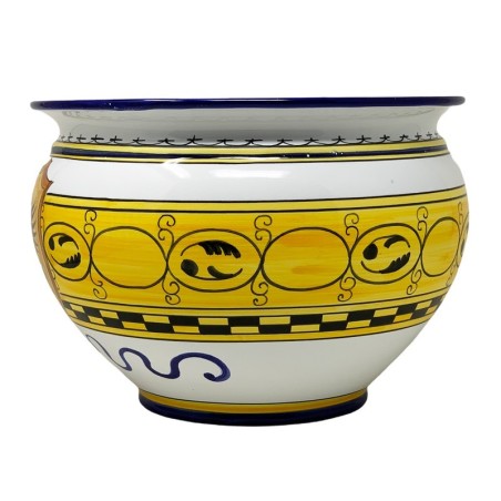 Planter Palio di Siena Italian Pottery