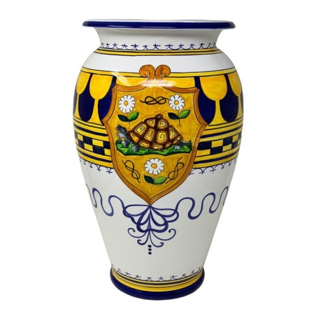 Umbrella stand 20" Palio di Siena Italian Pottery