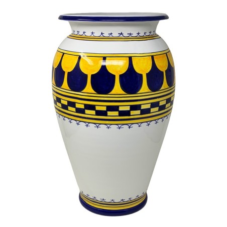 Umbrella stand 20" Palio di Siena Italian Pottery