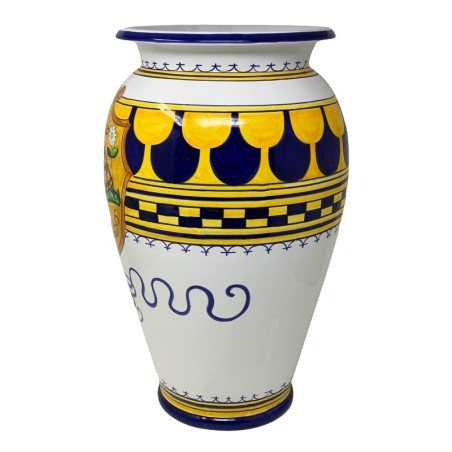 Umbrella stand 20" Palio di Siena Italian Pottery