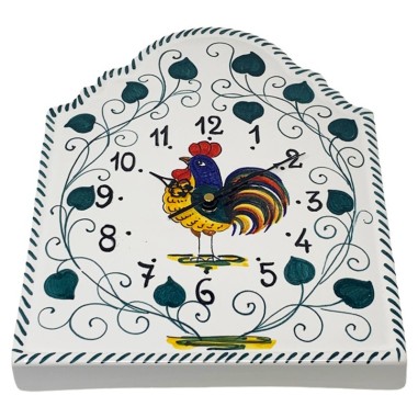 Wall clock 12" Gallo Italian Pottery Wall clock 12" Gallo Italian Pottery