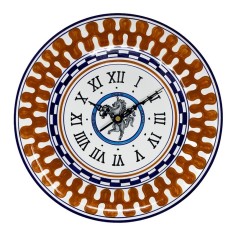 Round wall clock 12" Palio di Siena - Leocorno