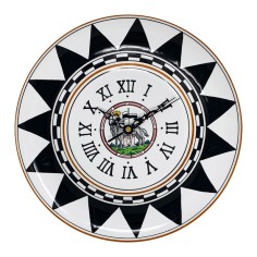 Round wall clock 12" Palio di Siena - Lupa