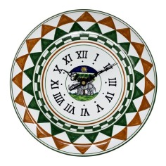 Round wall clock 12" Palio di Siena - Selva