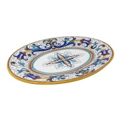 Ricco Deruta Pedestal Bowl 12" Italian Pottery 2