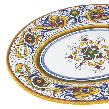 Raffaellesco oval tray Italian Pottery Raffaellesco oval tray Italian Pottery