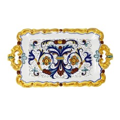 Scalloped "Gubbio" Wall Platter Ricco Deruta Italian Pottery 2
