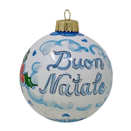 Pallina di Natale 8cm Principe