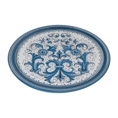 Assiette murale Ricco Deruta Turquoise 2