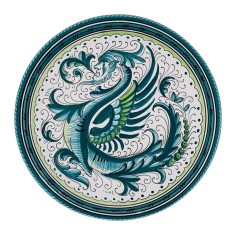 Wall Platter Green Raffaellesco