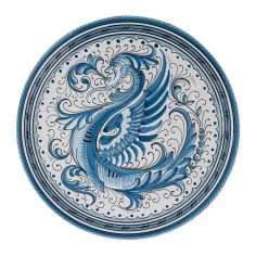 Wall Platter Turquoise Raffaellesco