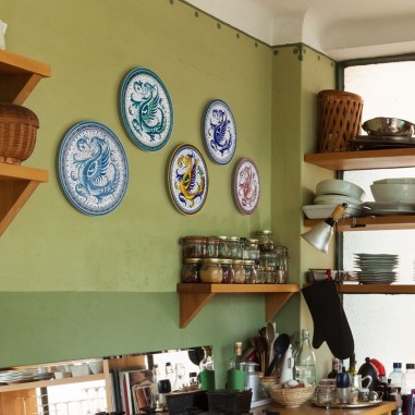 Service de 5 assiettes murales 25cm Raffaellesco Multicolor