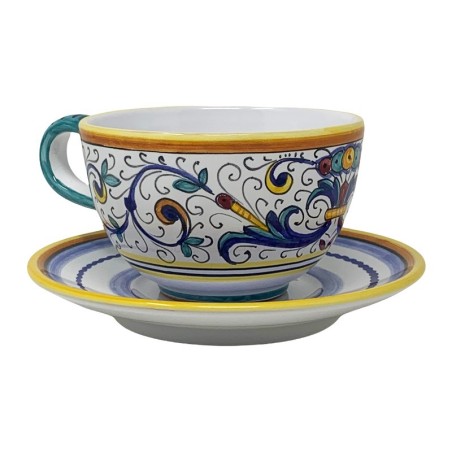 Ricco Deruta breakfast cup Italian Pottery