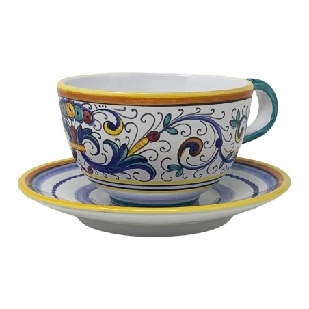 Ricco Deruta breakfast cup Italian Pottery