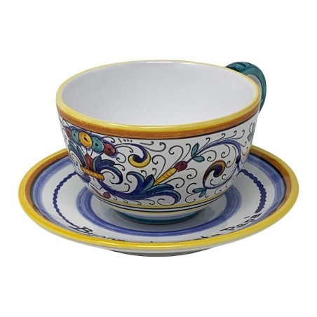 Ricco Deruta breakfast cup Italian Pottery