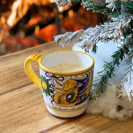 Raffaellesco Mug Handcrafted Deruta Pottery