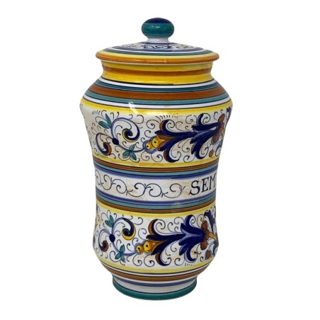 Farmacy Jar 10" Ricco Deruta Handcrafted Deruta Pottery