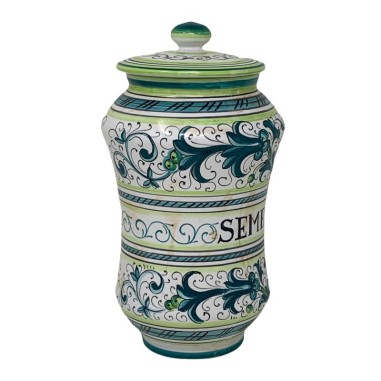Farmacy Jar 10" Ricco Deruta Handcrafted Deruta Pottery
