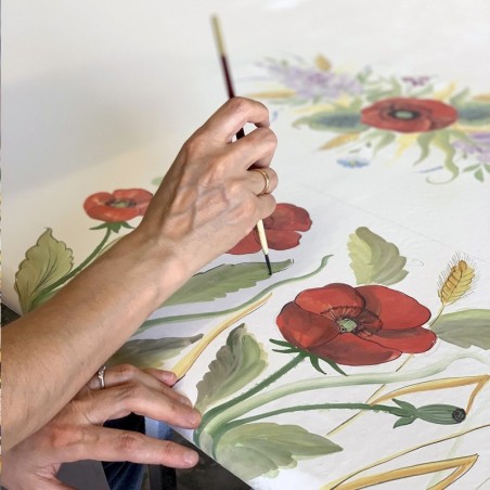 Tavolo in pietra lavica Spring