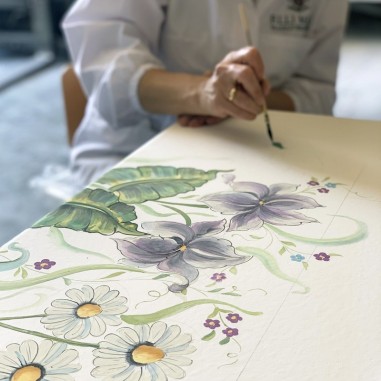 Tavolo in pietra lavica Spring