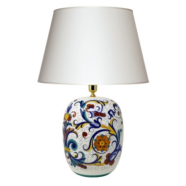 Lampe de 80cm de haut Ricco Deruta Céramique artisanale italienne originale de Deruta