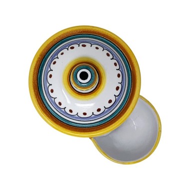 Ricco Deruta Salt Holder 7"