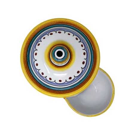 Ricco Deruta Salt Holder 7"
