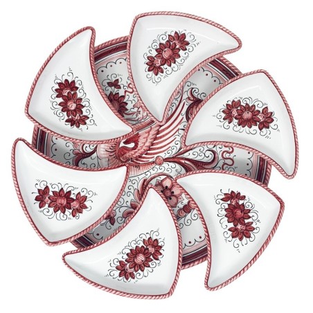 Raffaellesco 16" Snack Trays Sun Italian Pottery