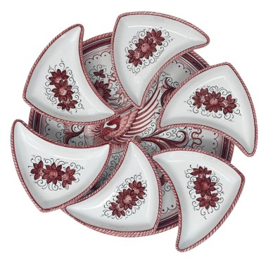 Raffaellesco 16" Snack Trays Sun Italian Pottery