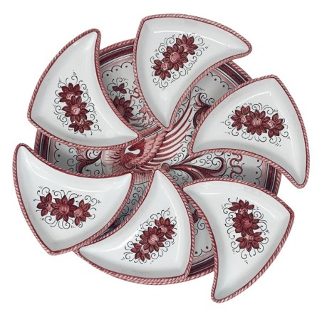 Raffaellesco 16" Snack Trays Sun Italian Pottery