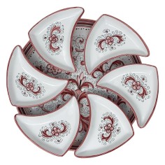 Tavola ceramica artigianale di Deruta