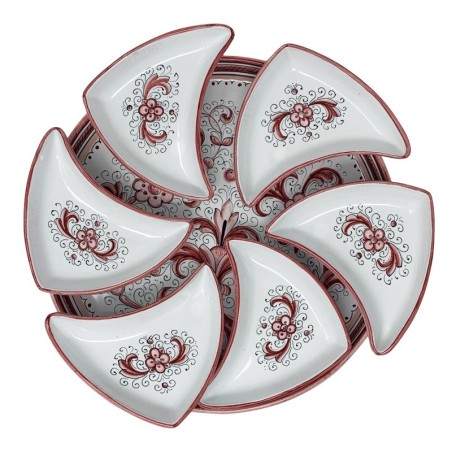 Ricco Deruta 16" Snack Trays Sun Italian Pottery
