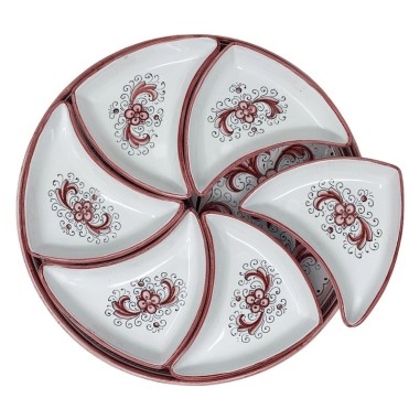 Ricco Deruta 16" Snack Trays Sun Italian Pottery