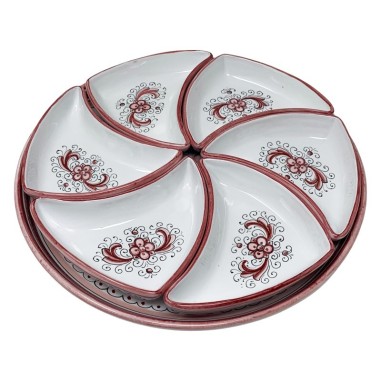 Ricco Deruta 16" Snack Trays Sun Italian Pottery