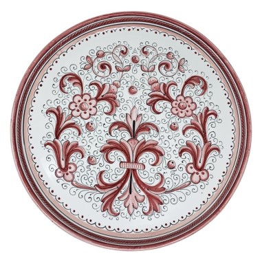 Plat à hors-d’oeuvre Soleil - Diamètre : 40cm Ricco Deruta Céramique artisanale italienne originale de Deruta