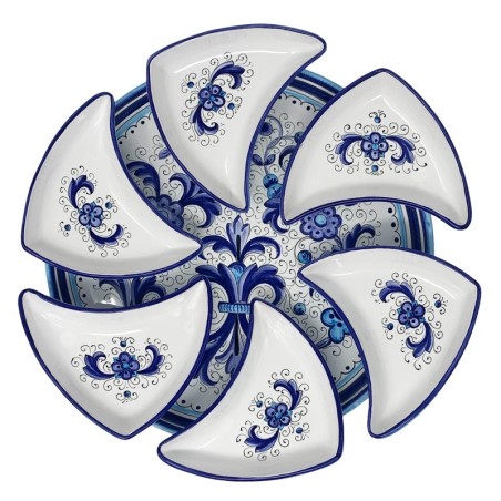 Ricco Deruta 16" Snack Trays Sun Handcrafted Deruta Pottery