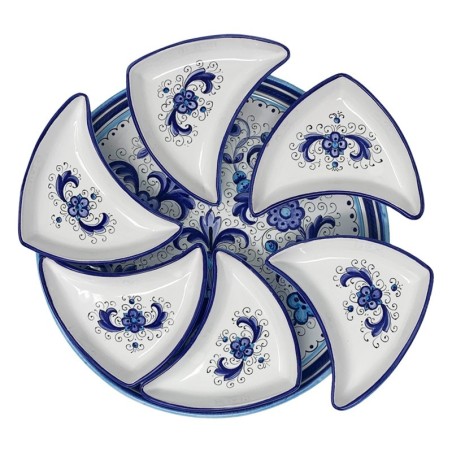 Ricco Deruta 16" Snack Trays Sun Handcrafted Deruta Pottery