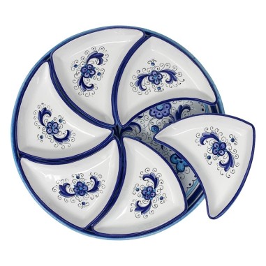 Antipastiera sole 40cm Ricco Deruta