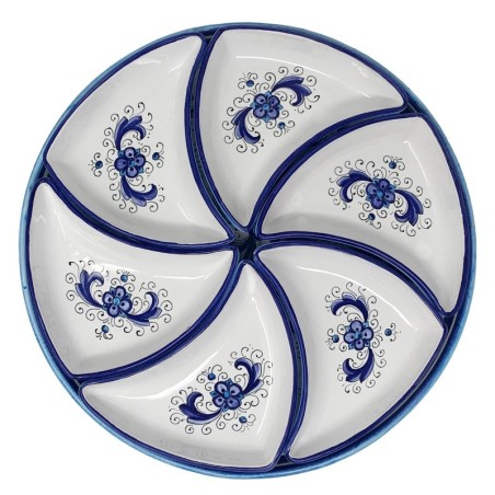 Ricco Deruta 16" Snack Trays Sun Handcrafted Deruta Pottery